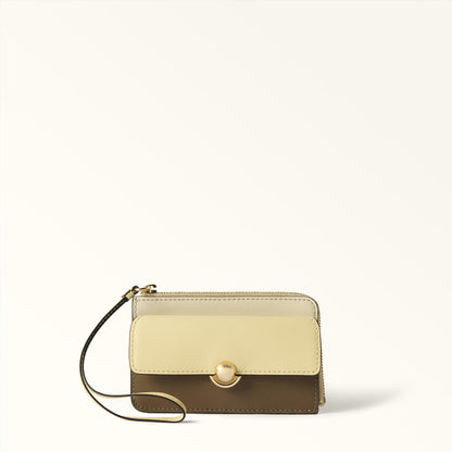 Furla Sfera Card Case M Cremino+Muddy Gray+Butter - Furla