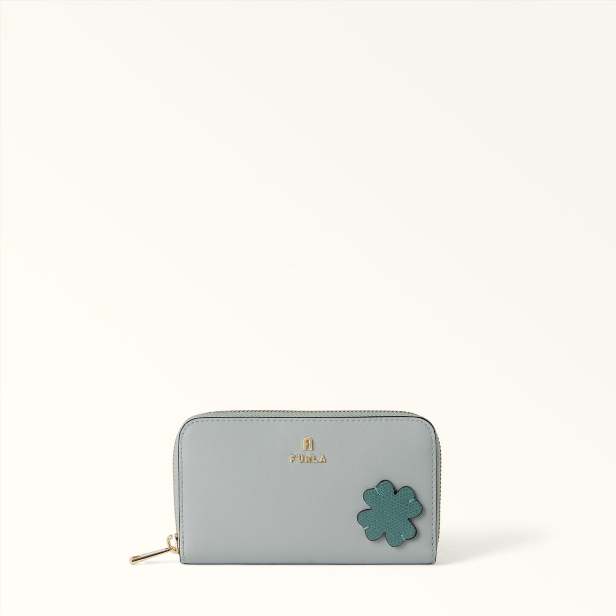 Furla Camelia Zip Around L Toni Nebbia Gray - Furla