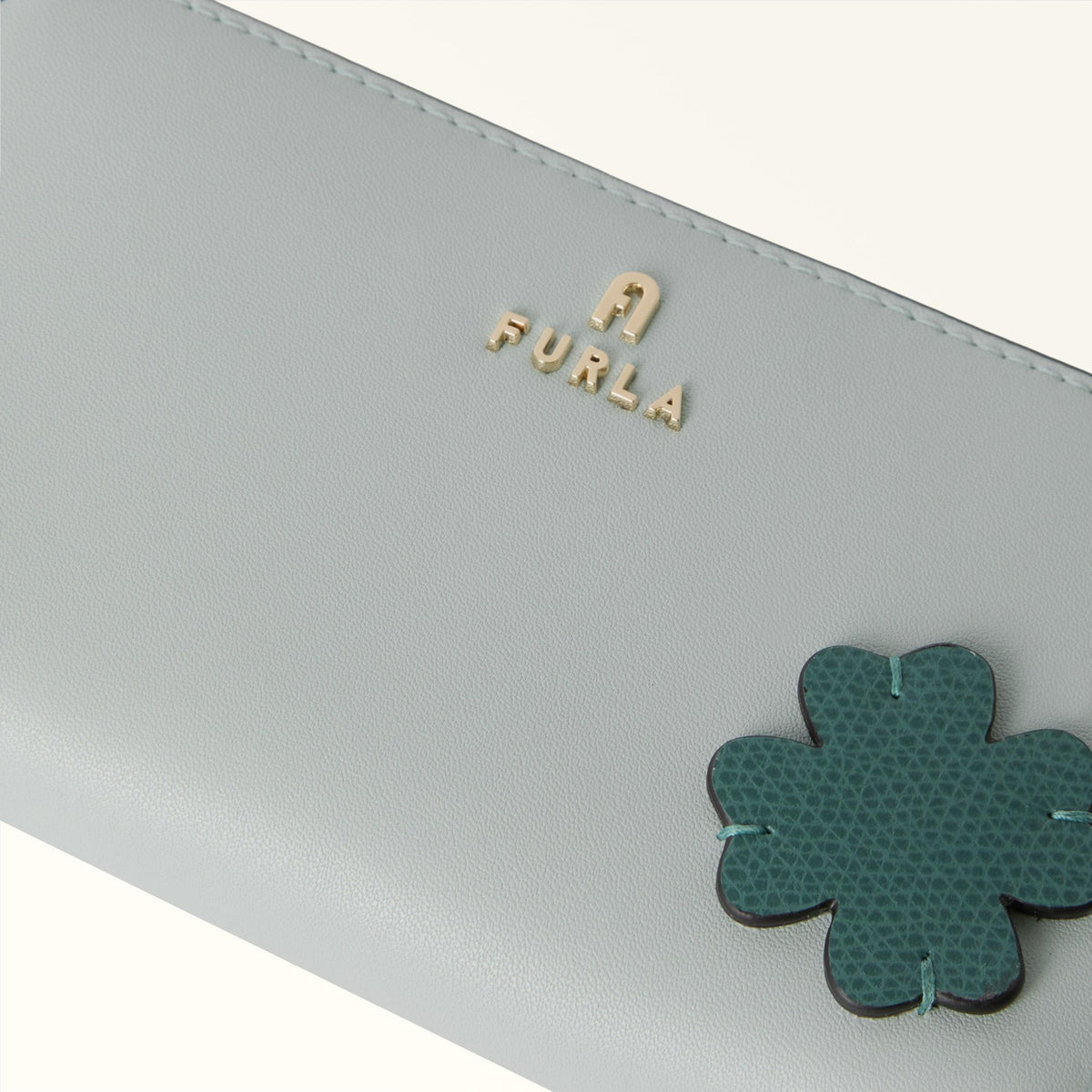 Furla Camelia Zip Around L Toni Nebbia Gray - Furla