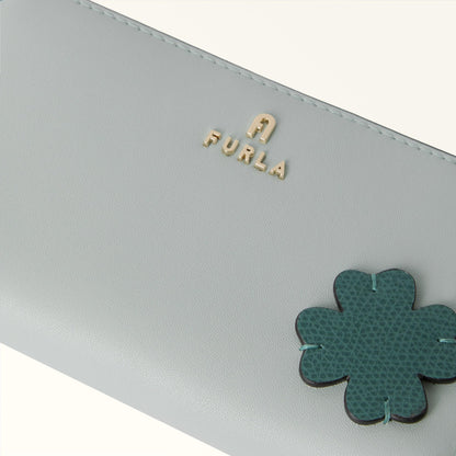 Furla Camelia Zip Around L Toni Nebbia Gray - Furla