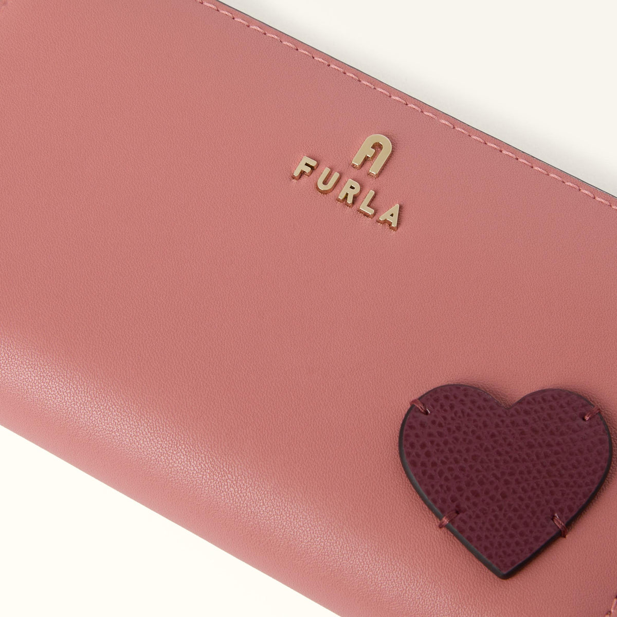 Furla Camelia Zip Around L Toni Rosewood - Furla
