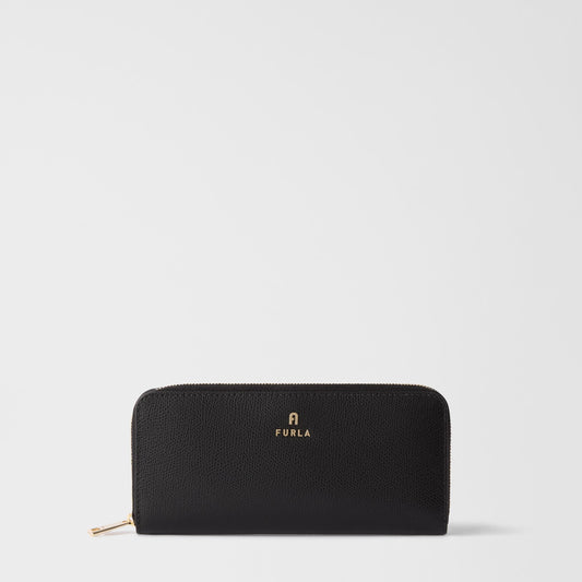 Furla Camelia Zip Around L Nero - Furla