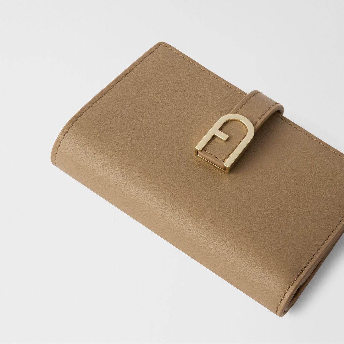 Furla Flow Compact Wallet M Greige - Furla