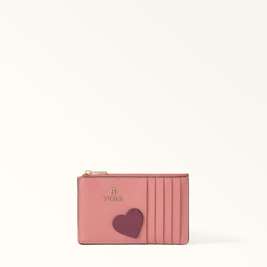 Furla Camelia Card Case M Toni Rosewood - Furla