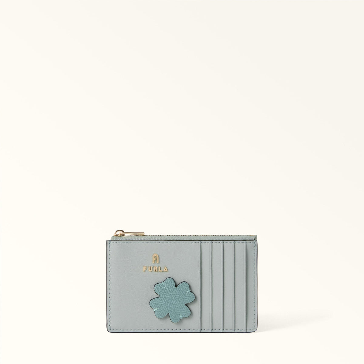 Furla Camelia Card Case M Toni Nebbia Gray - Furla