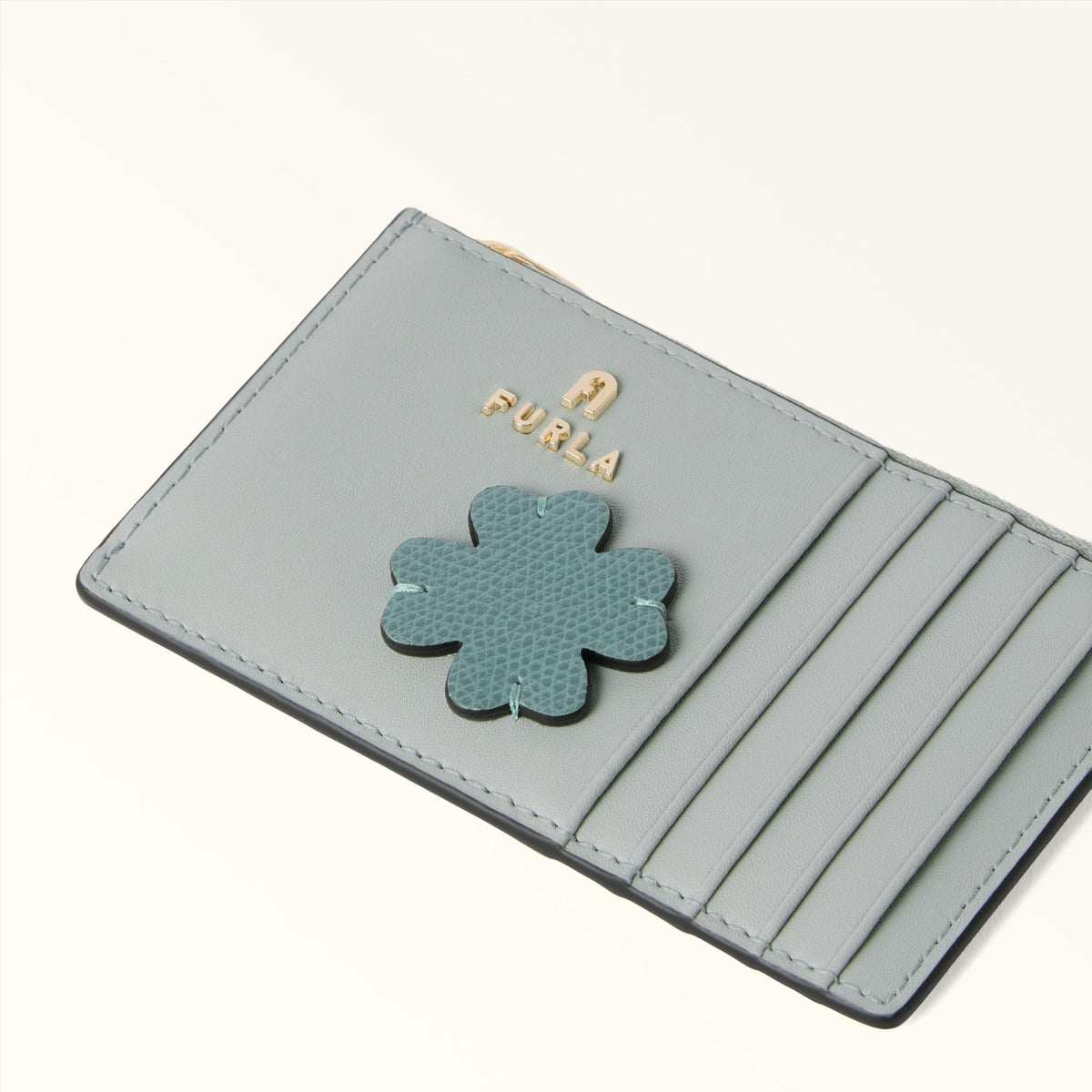 Furla Camelia Card Case M Toni Nebbia Gray - Furla