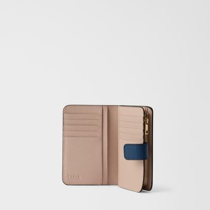 Furla Camelia Compact Wallet M Indigo+Corolla Int. - Furla