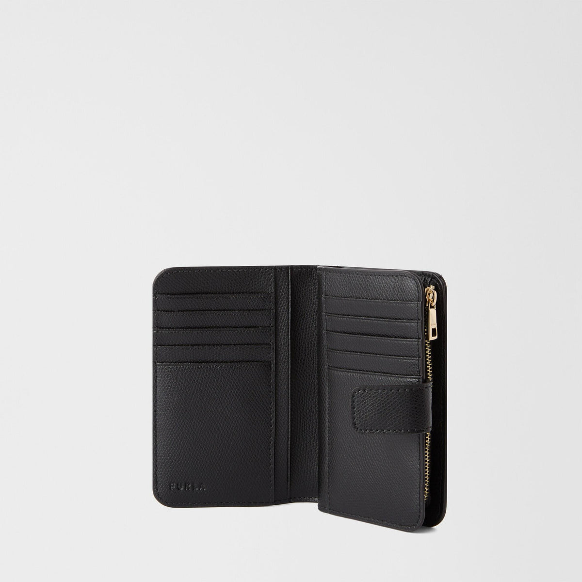 Furla Camelia Compact Wallet M Nero - Furla