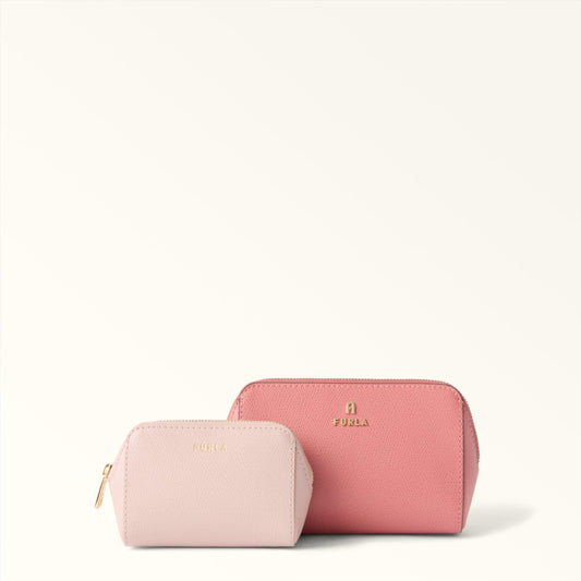 Furla Camelia Cosmetic Case Rosewood+Corolla - Furla