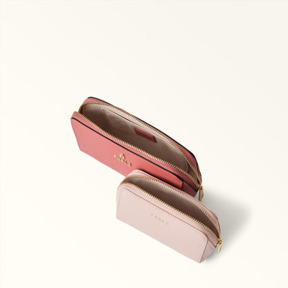 Furla Camelia Cosmetic Case Rosewood+Corolla - Furla