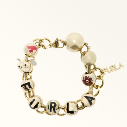 Furla Dots Charm Color Gold+Nero - Furla