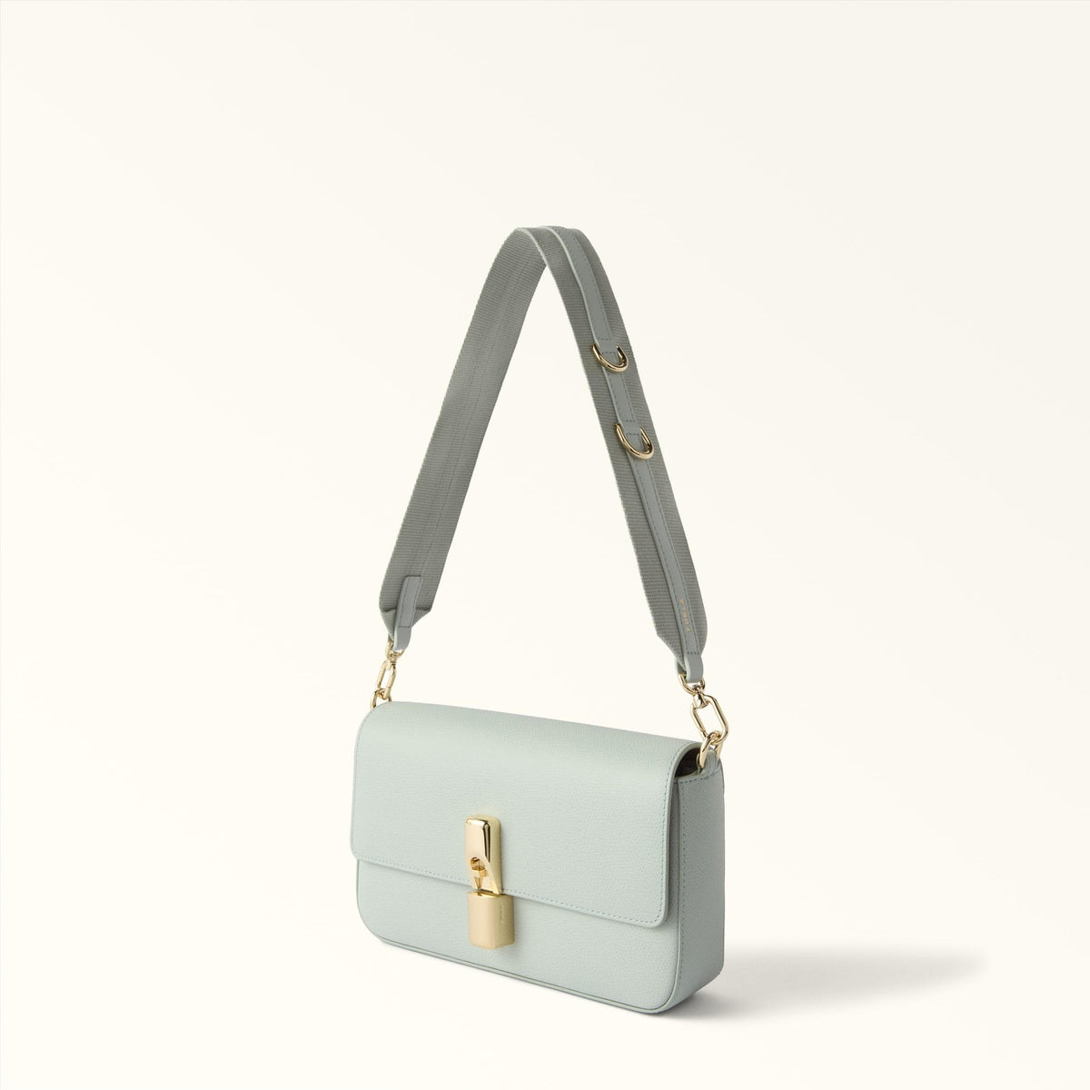 Furla Fiona Shoulder Strap Toni Dark Nebbia Gray - Furla