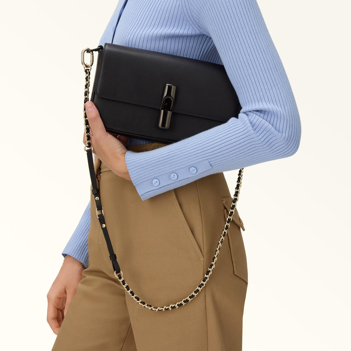 Furla Fiona Shoulder Strap Nero - Furla