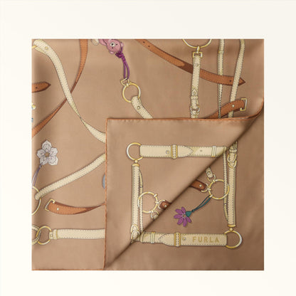 Furla Tortona Carré Toni Toffee - Furla