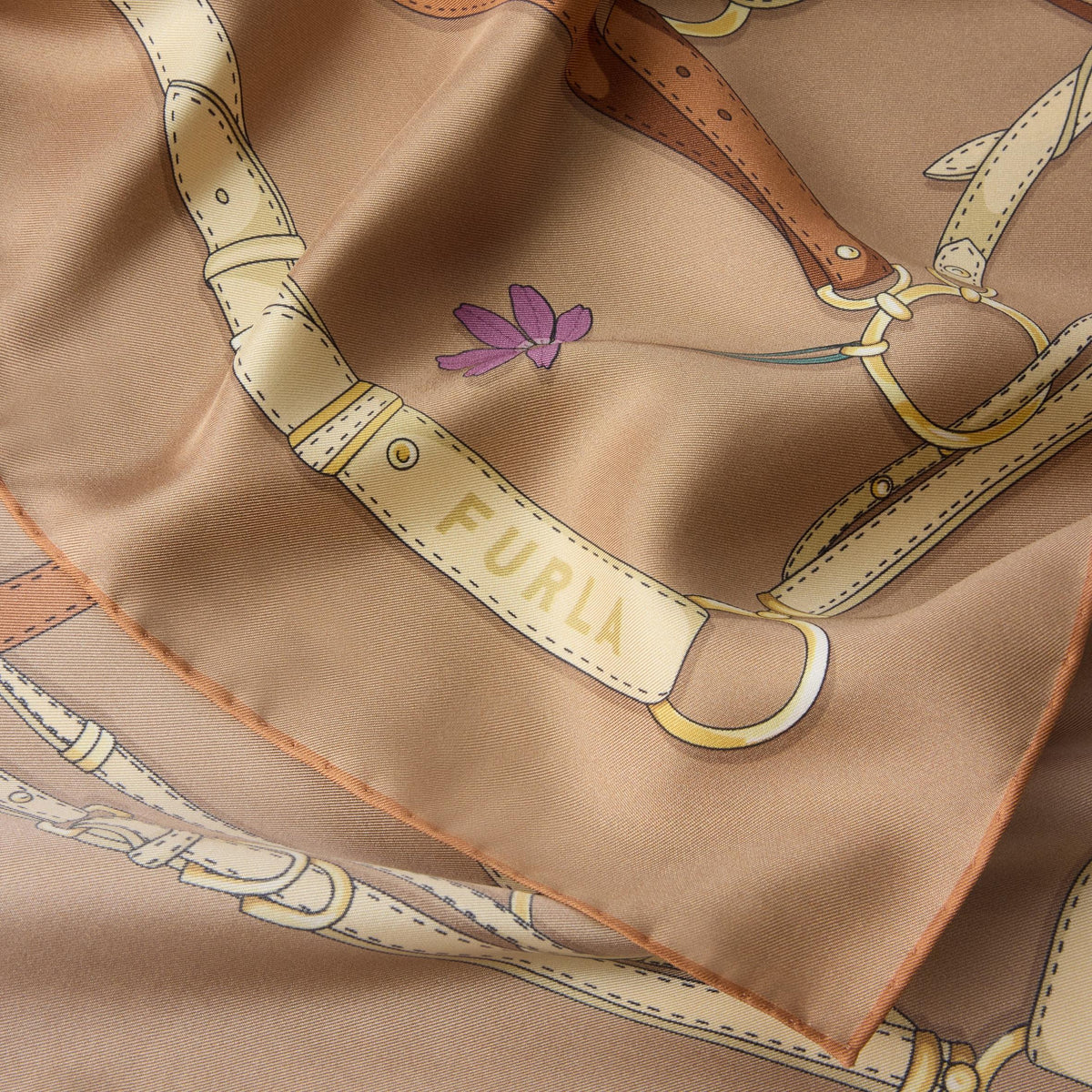 Furla Tortona Carré Toni Toffee - Furla
