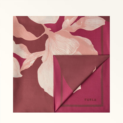 Furla Tortona Carré Muddy Gray+Rododendro - Furla