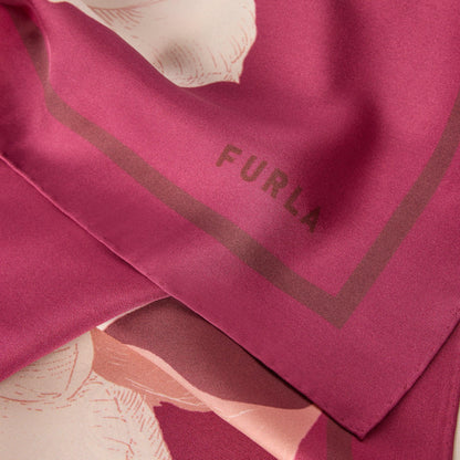 Furla Tortona Carré Muddy Gray+Rododendro - Furla