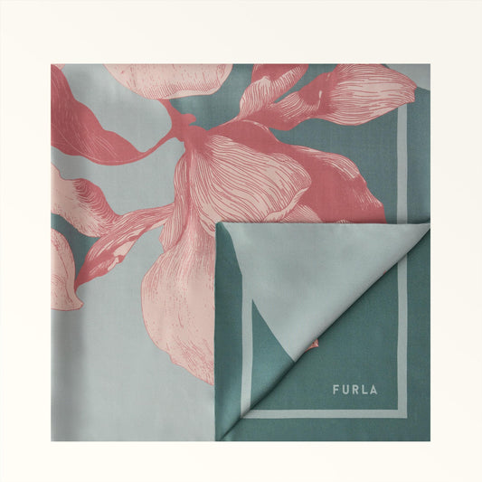 Furla Tortona Carré Winter Sky+Edera Green - Furla