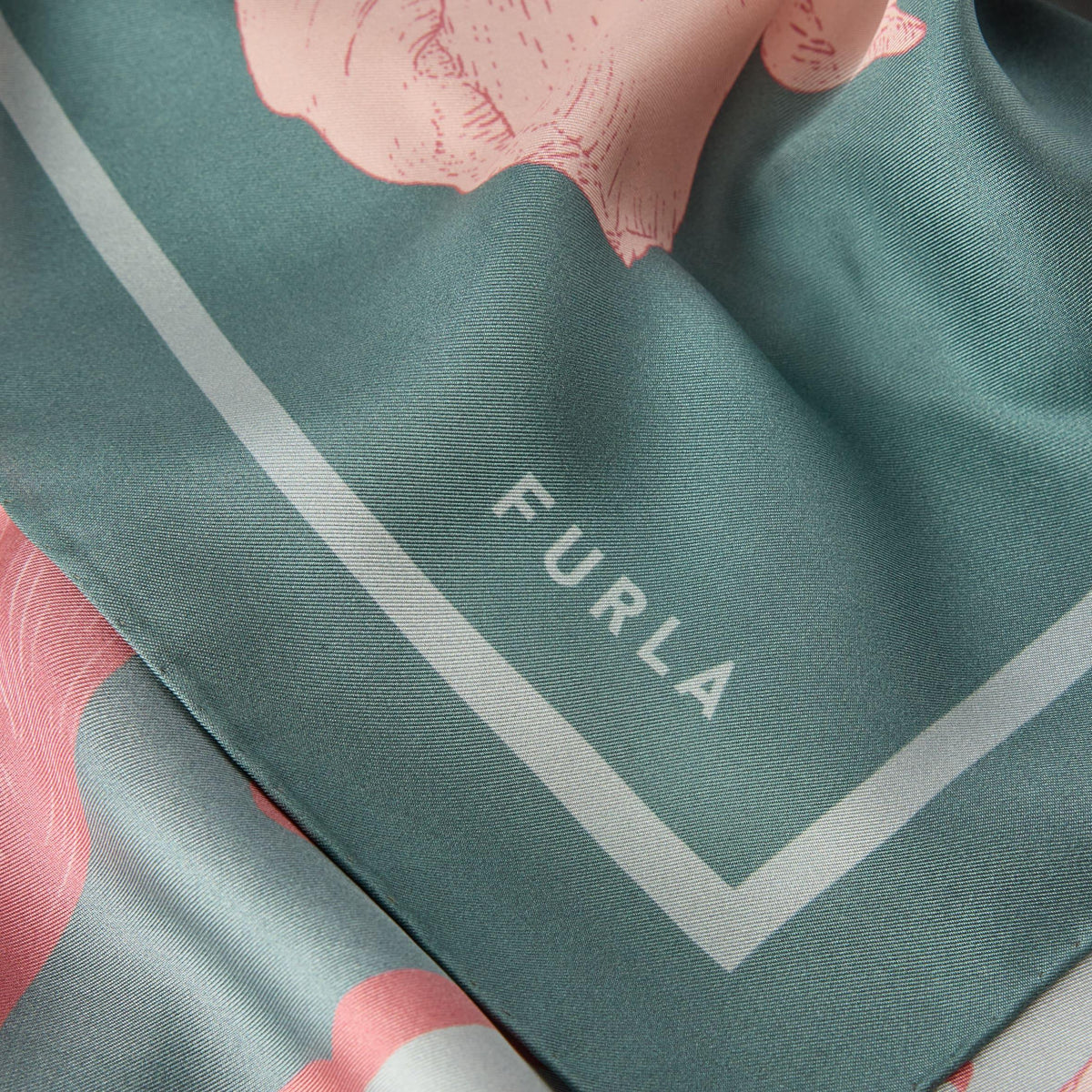 Furla Tortona Carré Winter Sky+Edera Green - Furla