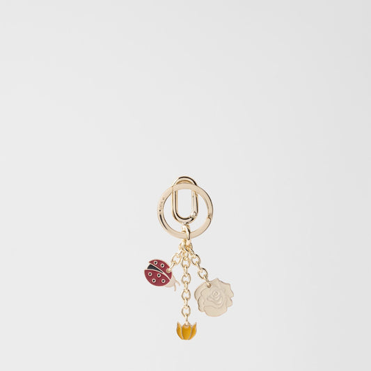 Furla Crystal Keyring Panna+Lacca+Senape - Furla