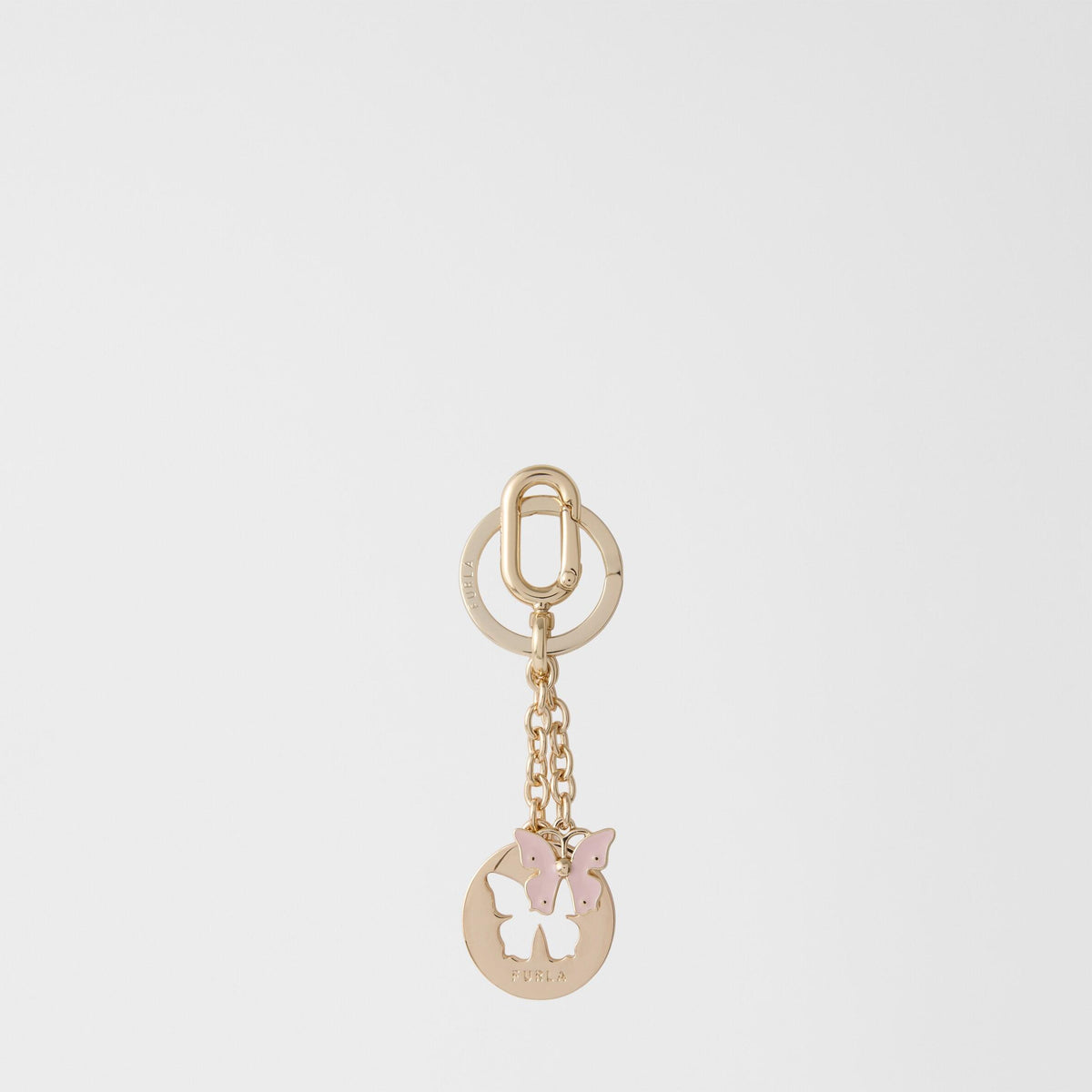 Furla Crystal Keyring Dusty Pink - Furla