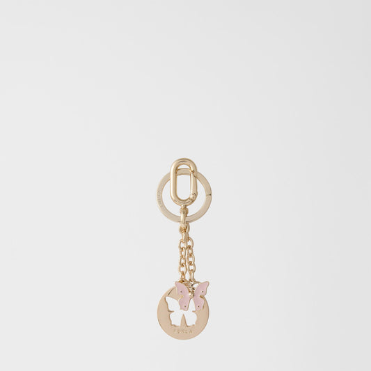 Furla Crystal Keyring Dusty Pink - Furla