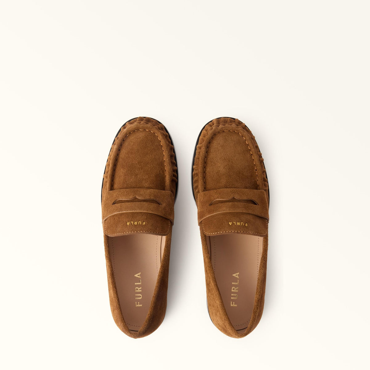 Furla Soft Loafers Cognac H - Furla