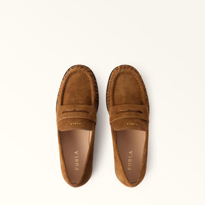 Furla Soft Loafers Cognac H - Furla