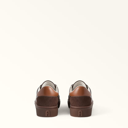 Furla Allegra Sneakers Cioccolato+Talco H+Cognac H - Furla