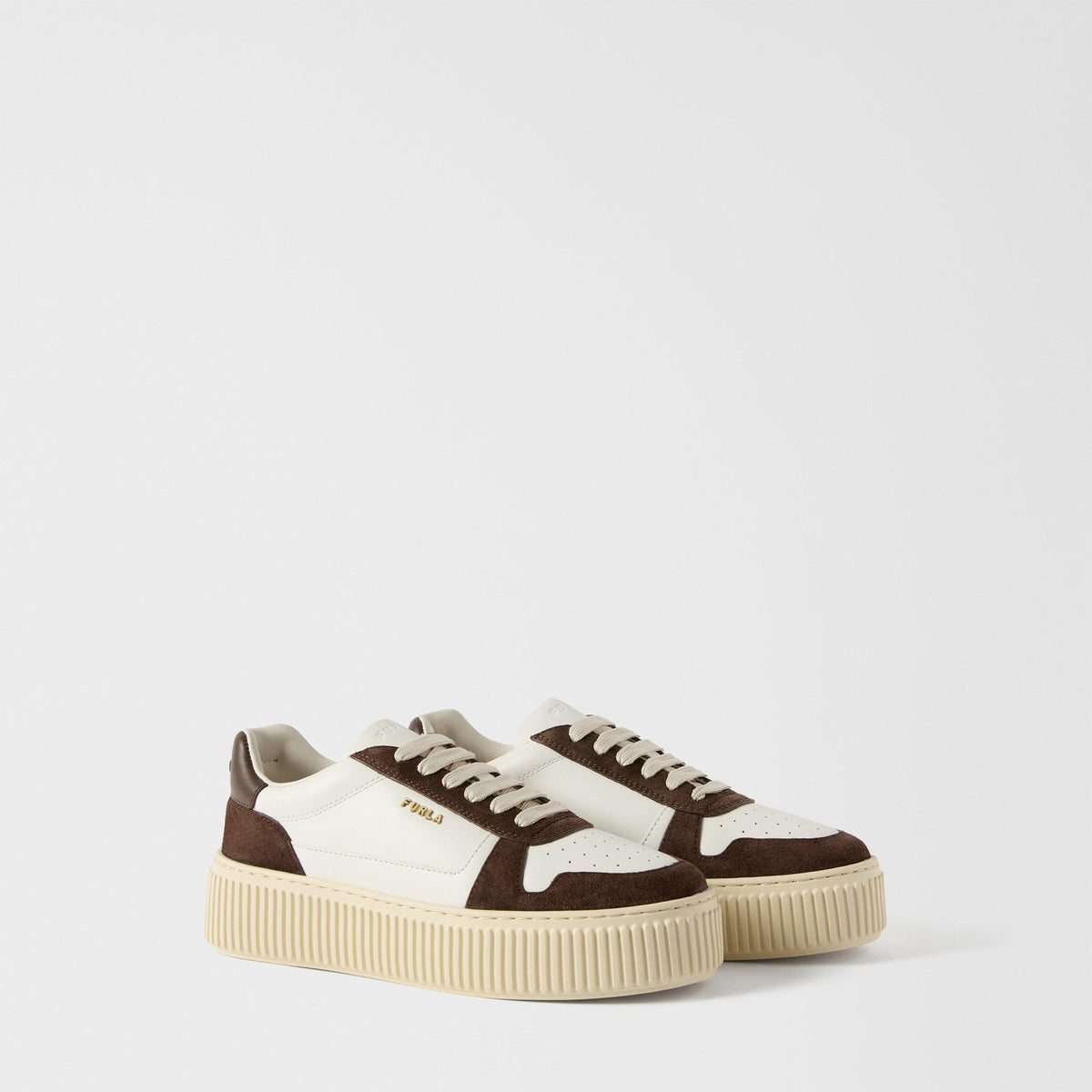 Furla Sky Sneakers Talco H+Cioccolato - Furla