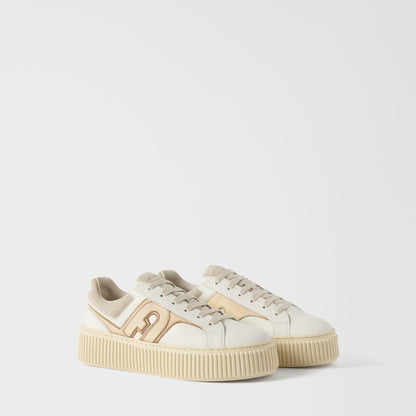 Furla Sky Sneakers Talco H+Color Light Gold+Naturale - Furla