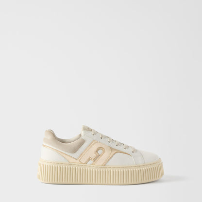 Furla Sky Sneakers Talco H+Color Light Gold+Naturale - Furla