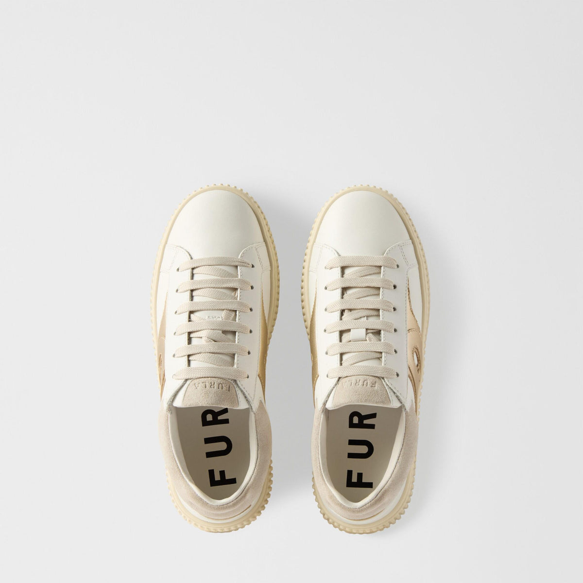 Furla Sky Sneakers Talco H+Color Light Gold+Naturale - Furla