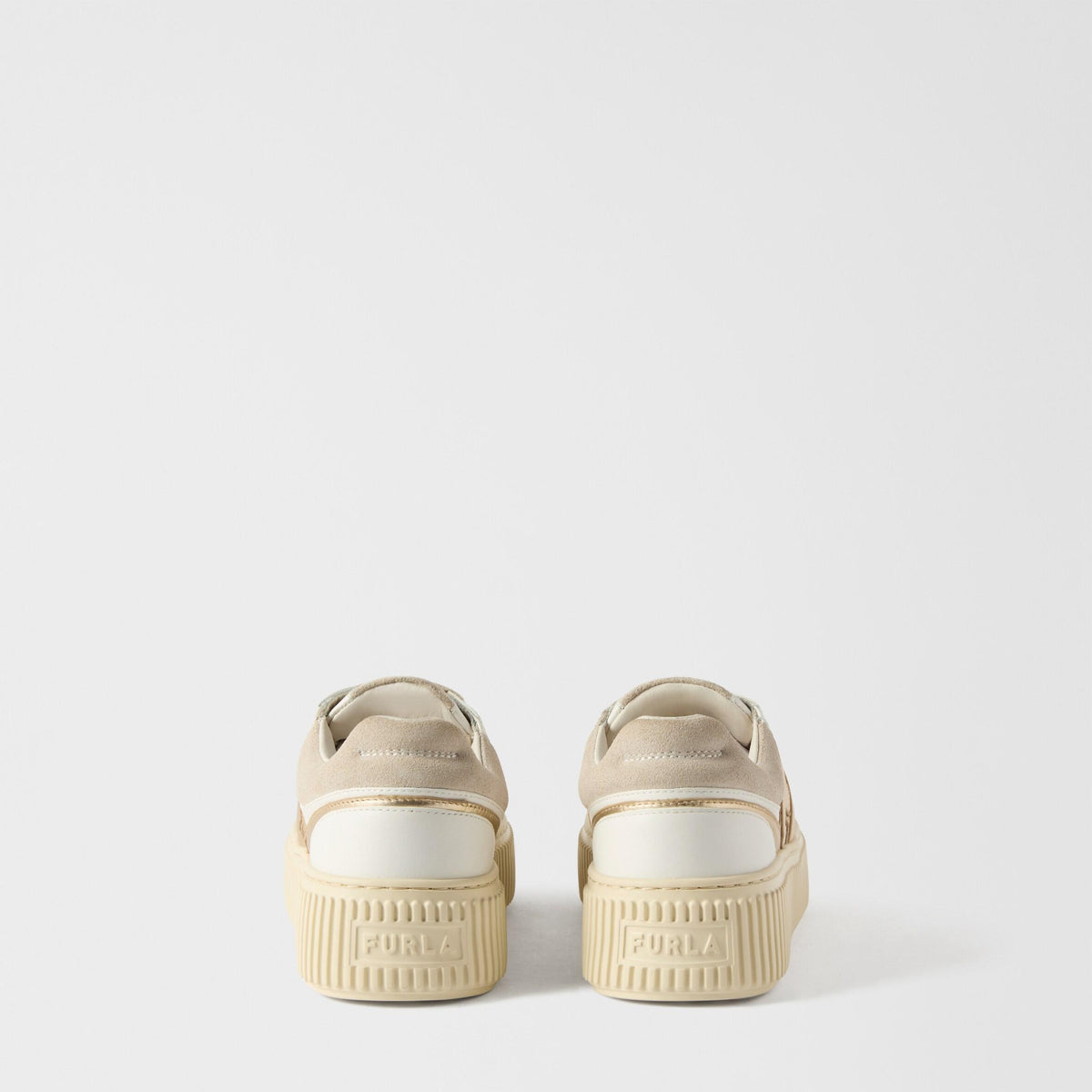 Furla Sky Sneakers Talco H+Color Light Gold+Naturale - Furla