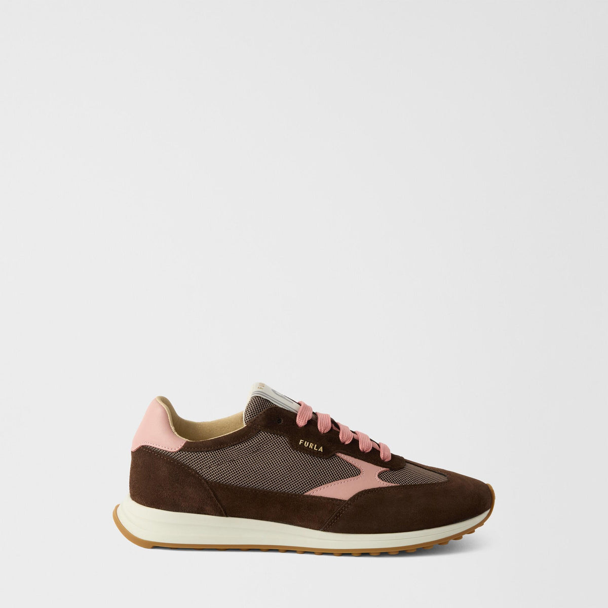 Furla Retro' Sneakers Cioccolato+Cloudy Pink - Furla