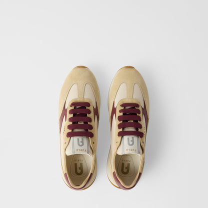 Furla Retro' Sneakers Butter+Off White+Red Apple - Furla