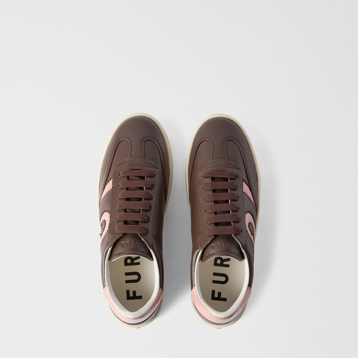 Furla Allegra Sneakers Cioccolato+Cloudy Pink - Furla