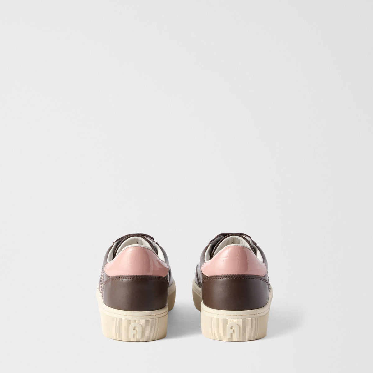 Furla Allegra Sneakers Cioccolato+Cloudy Pink - Furla