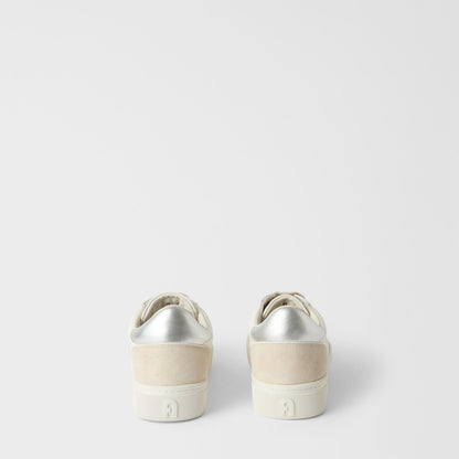 Furla Allegra Sneakers Talco H+Color Silver+Naturale - Furla