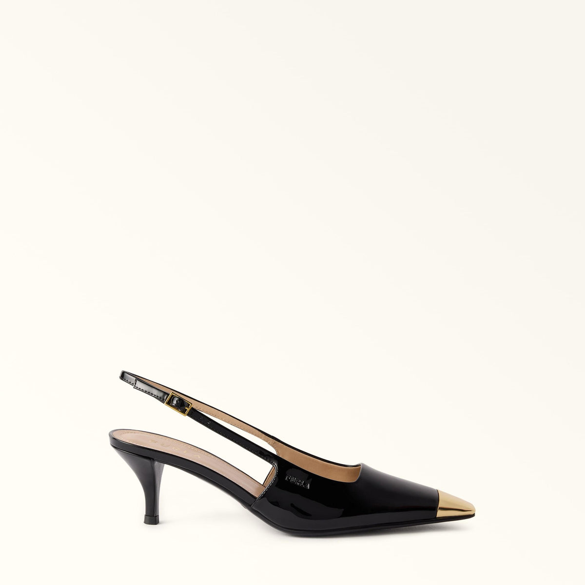 Furla Metal Slingback Nero - Furla