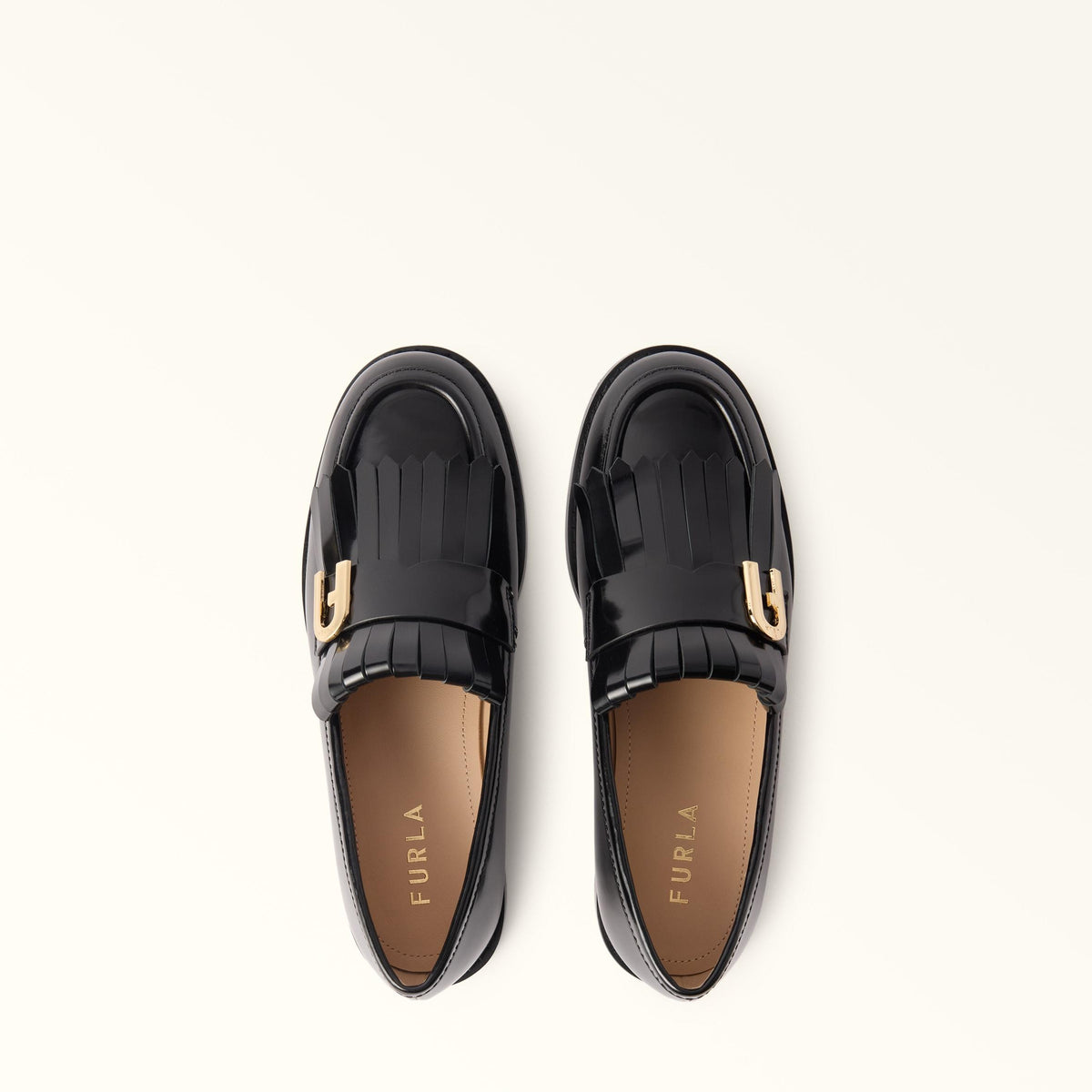 Furla Lidia Loafers Nero - Furla