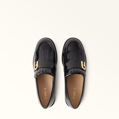 Furla Lidia Loafers Nero - Furla