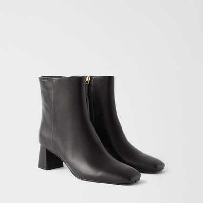 Furla Solid Ankle Boots Nero - Furla