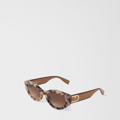 Furla Sunglasses Light Havana+Cognac H+Color Gold - Furla